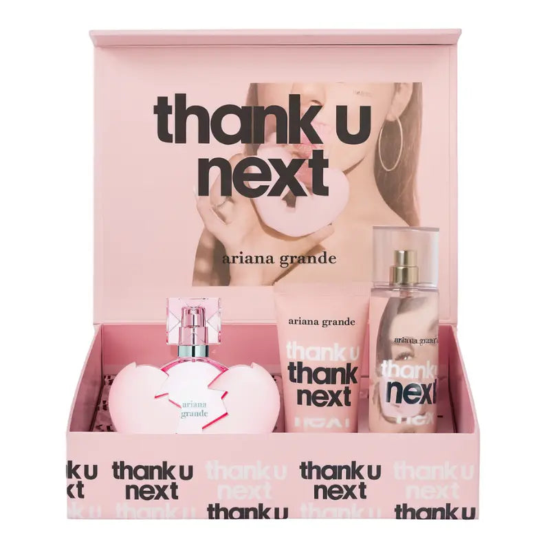 Kit Thank u Next - Perfume, Crema Corporal y Splash