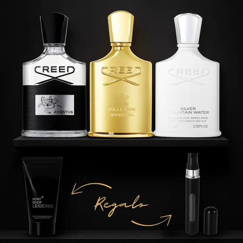 Kit 3 Perfumes Silver Water Mountain, Imperial, Aventus