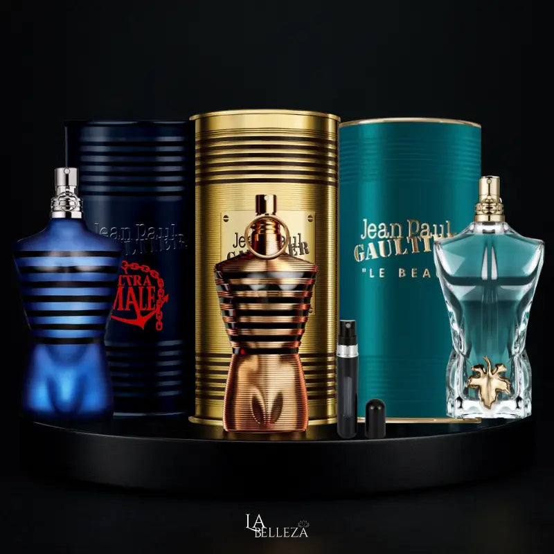 Kit 3 Perfumes Le Male Elixir, Ultra Male, Le Beau